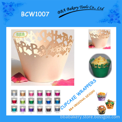 BBA Pink Cute Cupcake Wrapper (BCW1007)